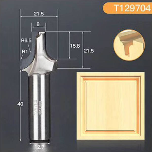 Profile diamond end mill D21.5 h21.5 d12.7(12)