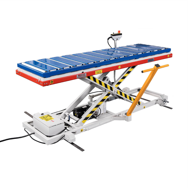 Hydraulic lifting table with photosensor 2400x600 mm