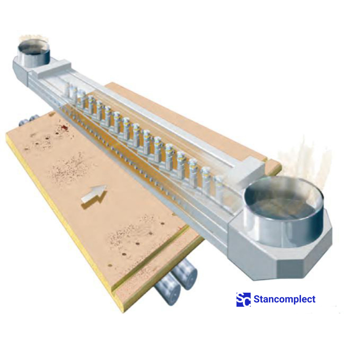 Automatic parts cleaning system