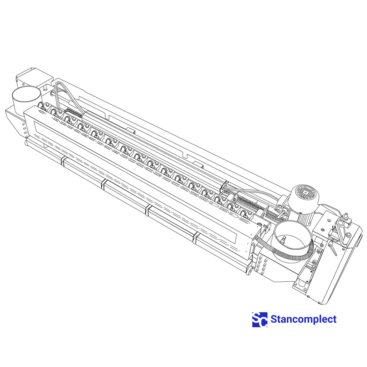 Automatic parts cleaning system