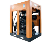 Belt driven rotary screw compressors