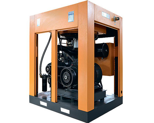 Belt driven rotary screw compressors