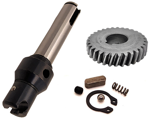 Gears, spindles and repair kits