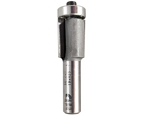 Flush trim router bits with bottom bearing