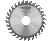 Saw blades for edge banding machines