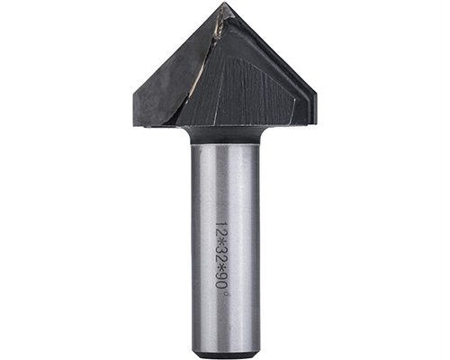V-groove router bits