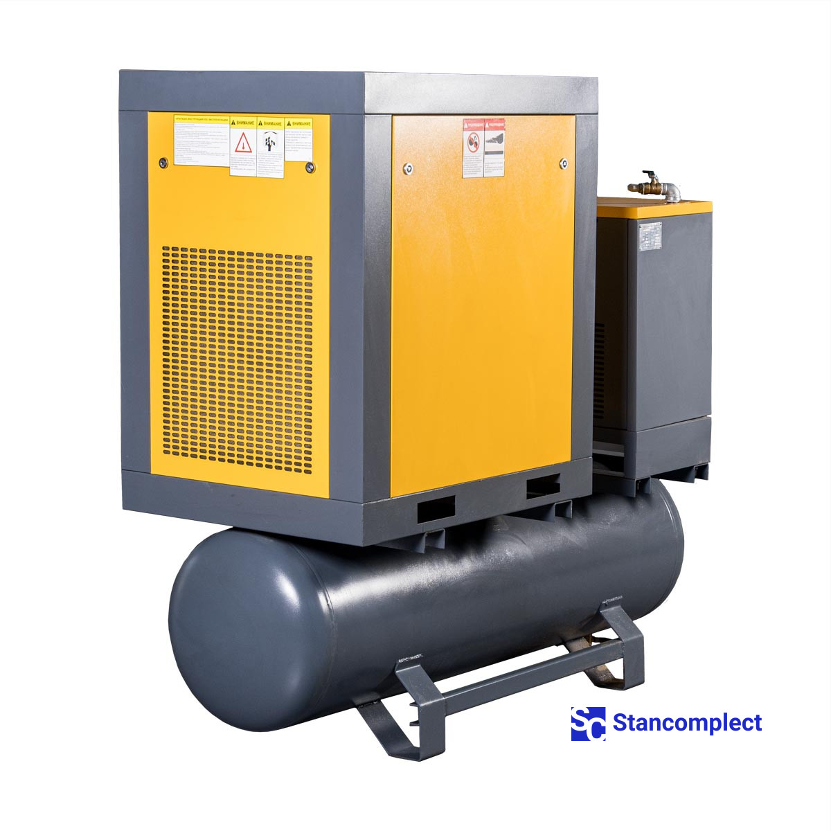 Screw compressor AirHorse AHB-15A-300 with receiver and dryer