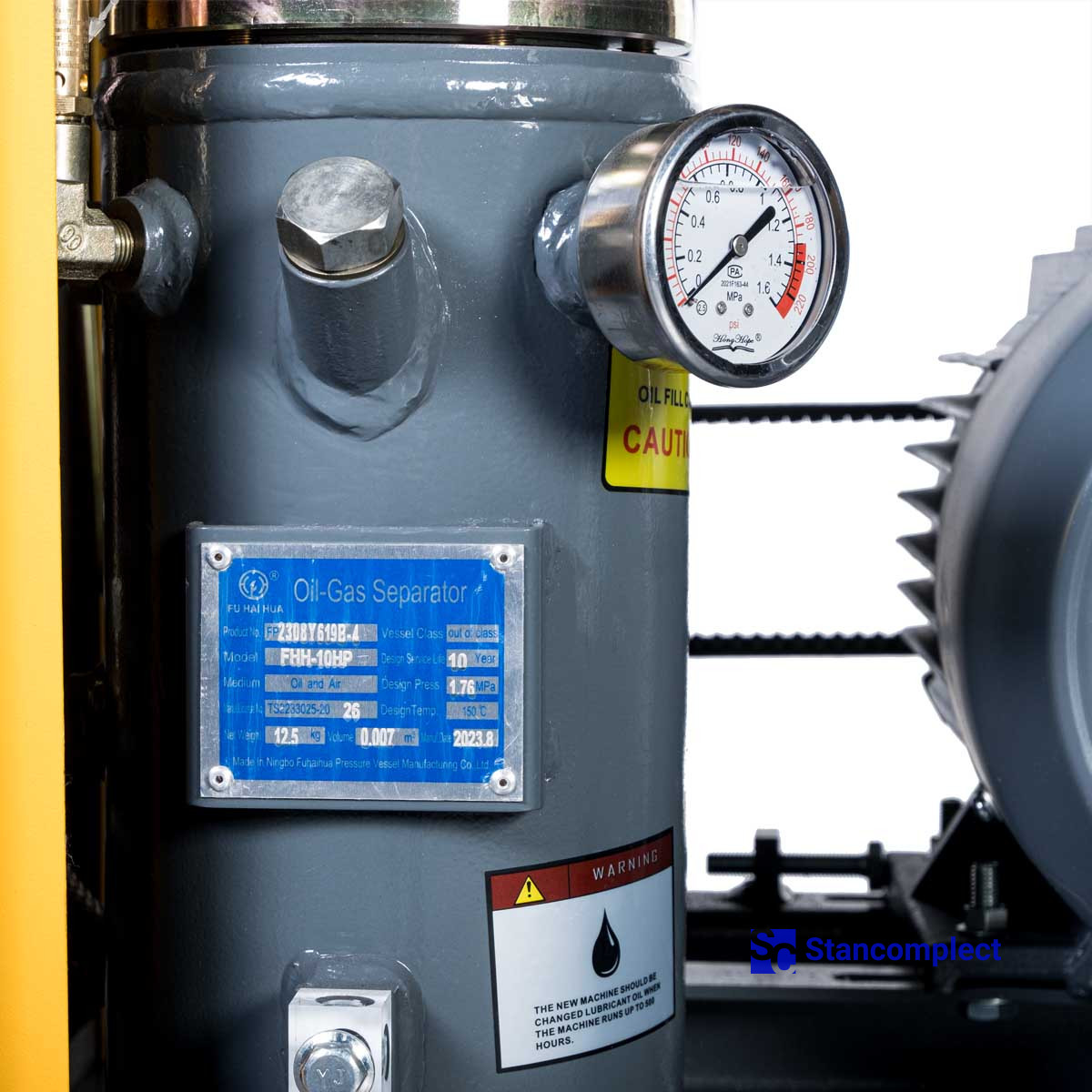 AirHorse AHB-10A Řemenem poháněný šroubový vzduchový kompresor