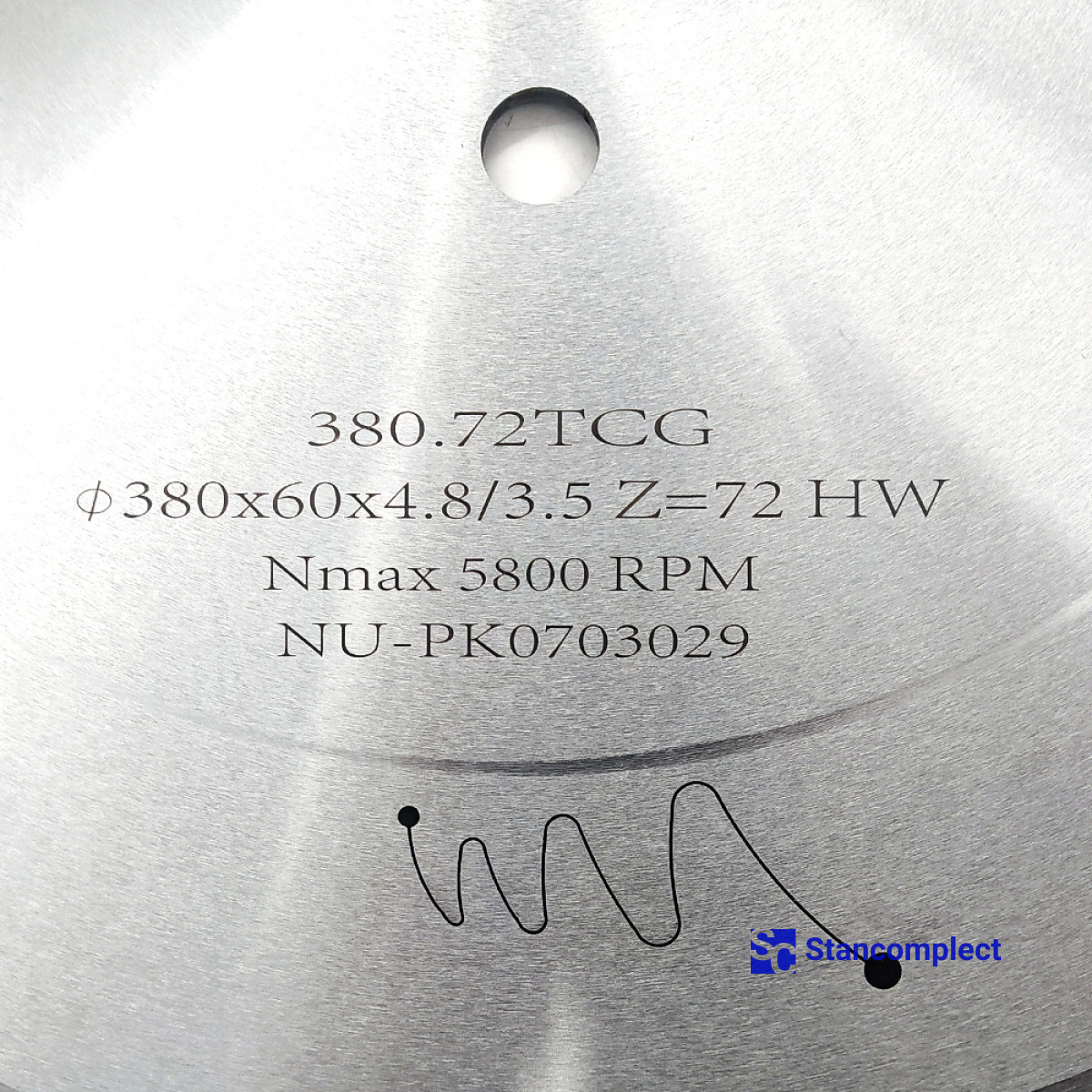 Main saw blade GOLDEN EAGLE 380х60x4.8/3.5 Z72