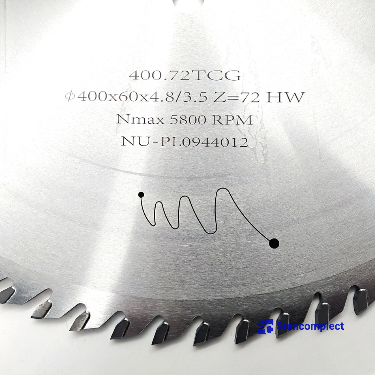 Main saw blade GOLDEN EAGLE 400x60x4.8/3.5 Z72