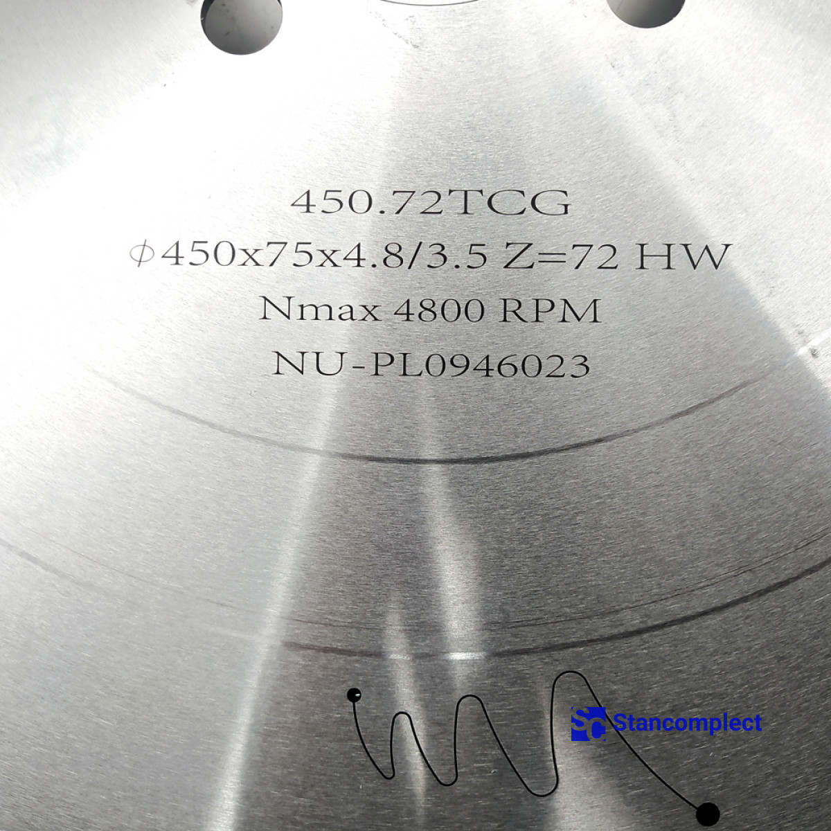 Main saw blade GOLDEN EAGLE 450x75x4.8/3.5 Z72