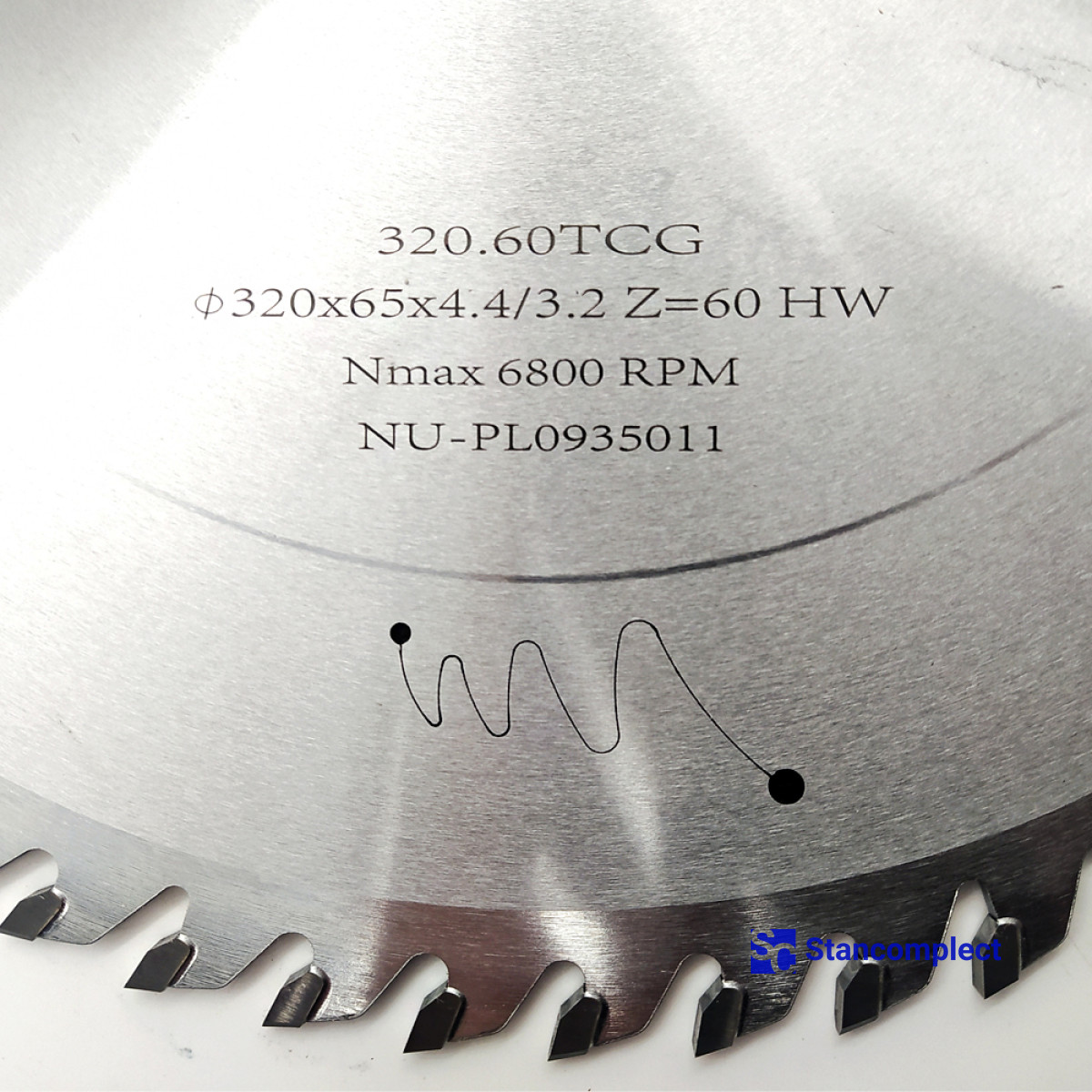 Main saw blade GOLDEN EAGLE 320x65x4.4/3.2 Z60
