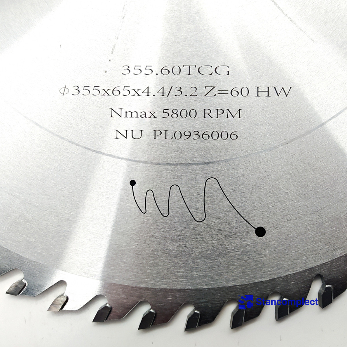 Main saw blade GOLDEN EAGLE 355x65x4.4/3.2 Z60