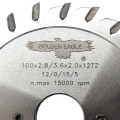 Adjustable scoring saw blade GOLDEN EAGLE 100x20x2.8/3.6 12+12Z