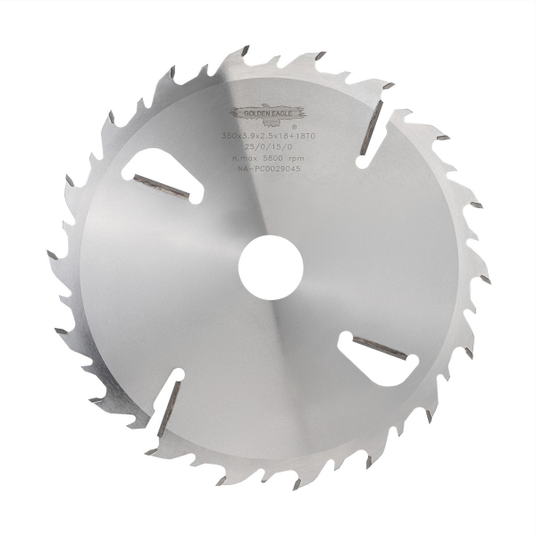 Multi rip saw blade Golden Eagle 350x50x3.9/2.5 z18+4 F-S