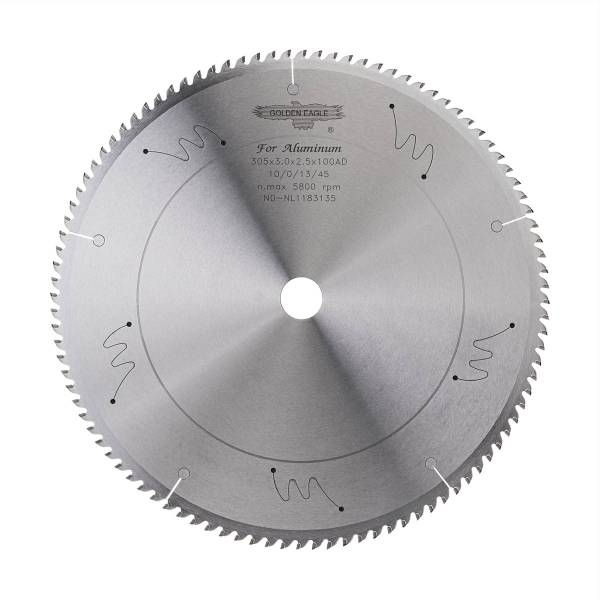 Saw blade GOLDEN EAGLE 305x25.4x3.0x2.5 Z100AD for aluminum for MAKITA LC-1230