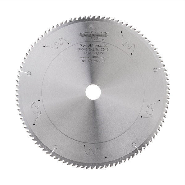 Saw blade GOLDEN EAGLE 300x30x3.0x2.5 Z100AD for aluminum for sliding table saws