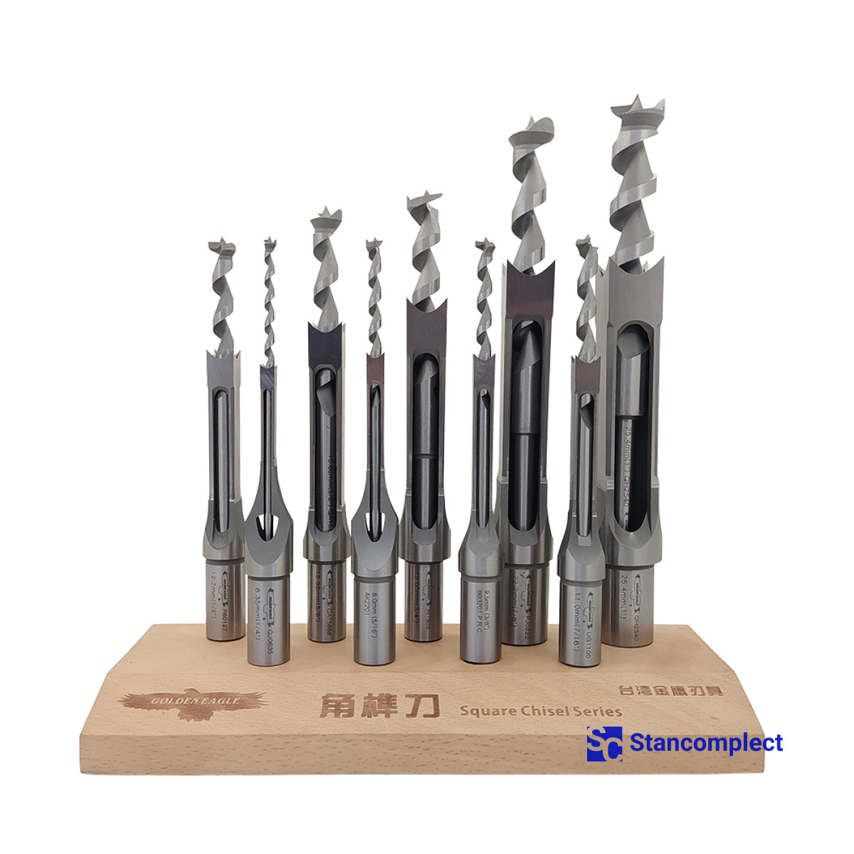 Drill bit for square holes in wood Golden Eagle 12.7 mm