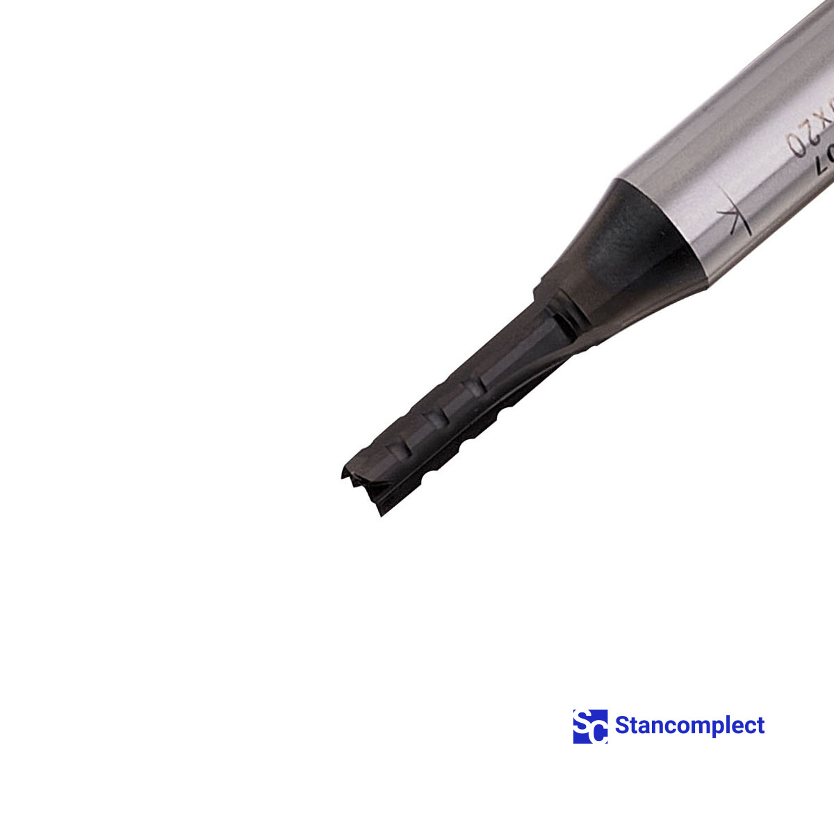 Nesting carbide cutter with coating CL-07 6x20x12 L75 HD (Taiwan) for cutting chipboard, MDF, plywood