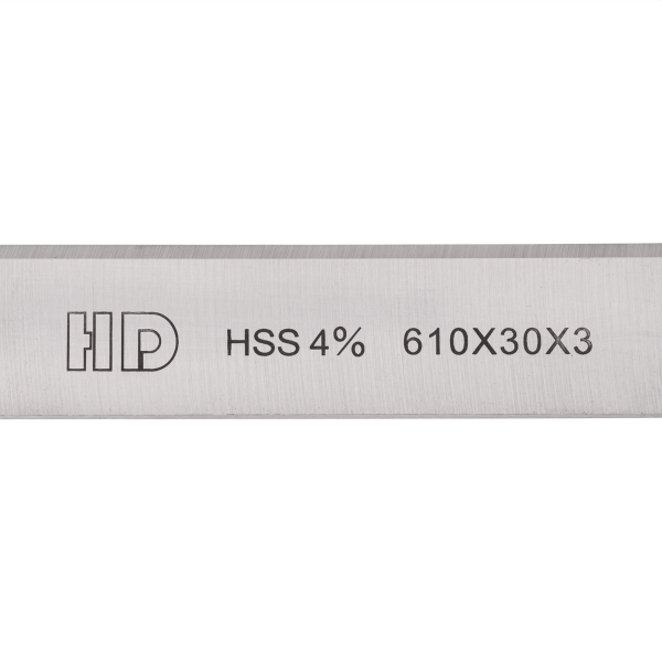 Planer knife 610x30x3 HSS 4% one-sided HD
