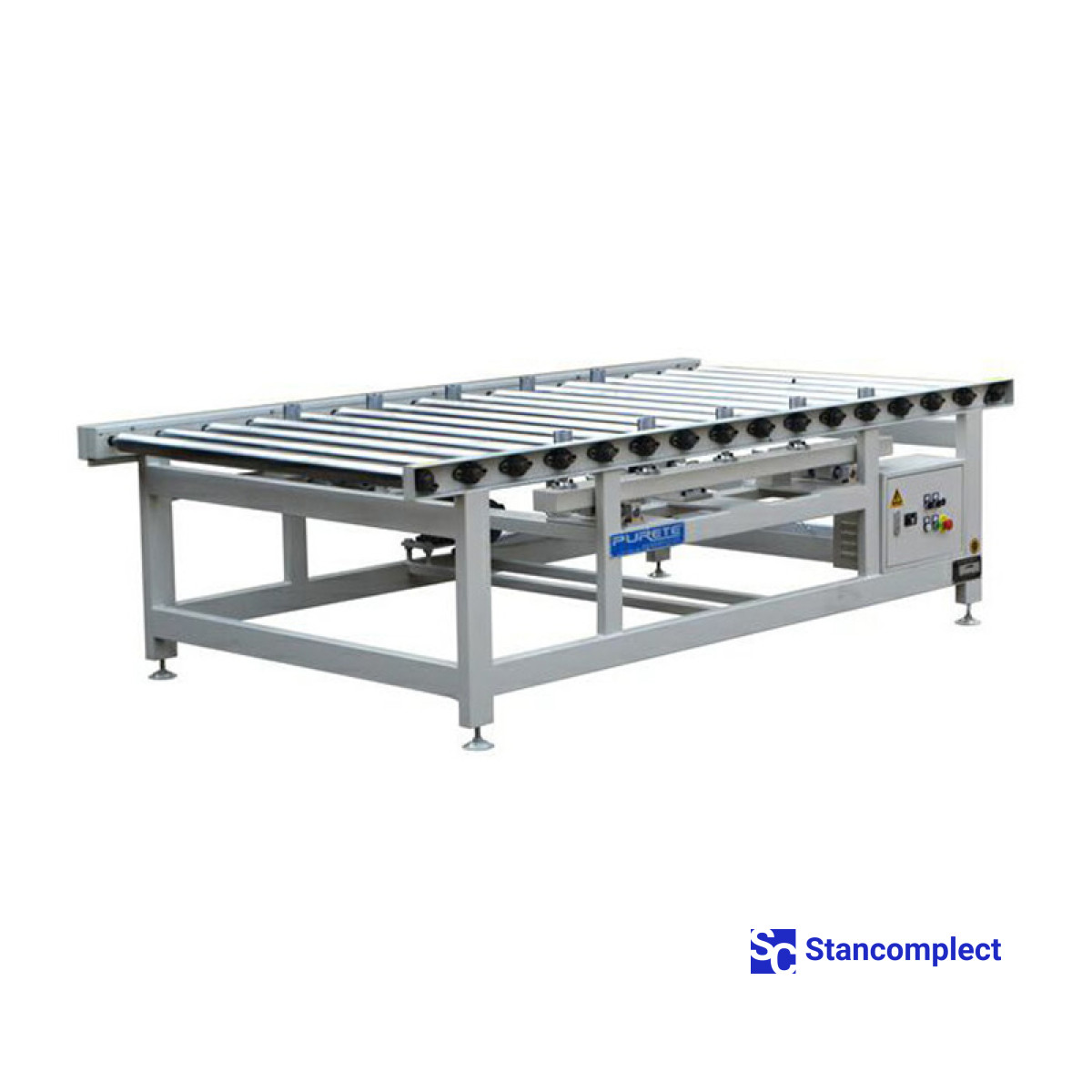 Линия вальцового нанесения УФ-отверждаемых ЛКМ с текстурированием поверхности пленкой (inert coating) PURETE