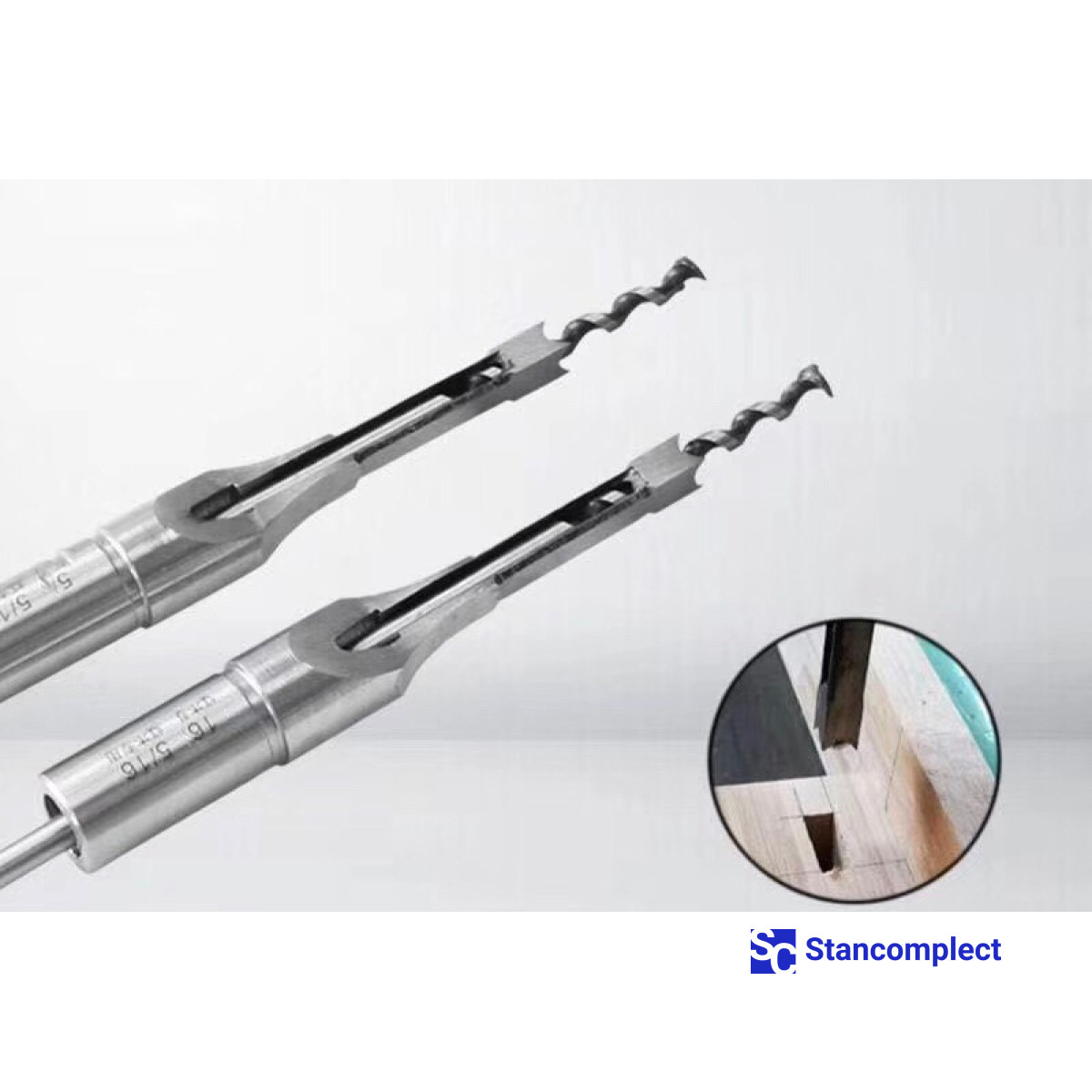 Drill bit for square holes in wood 8 mm