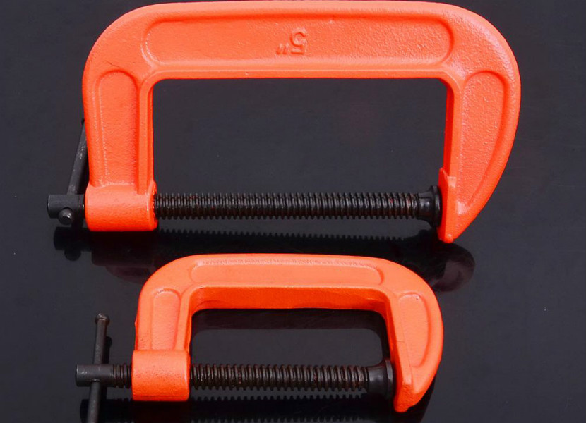 Joiner's G-clamps for woodworking