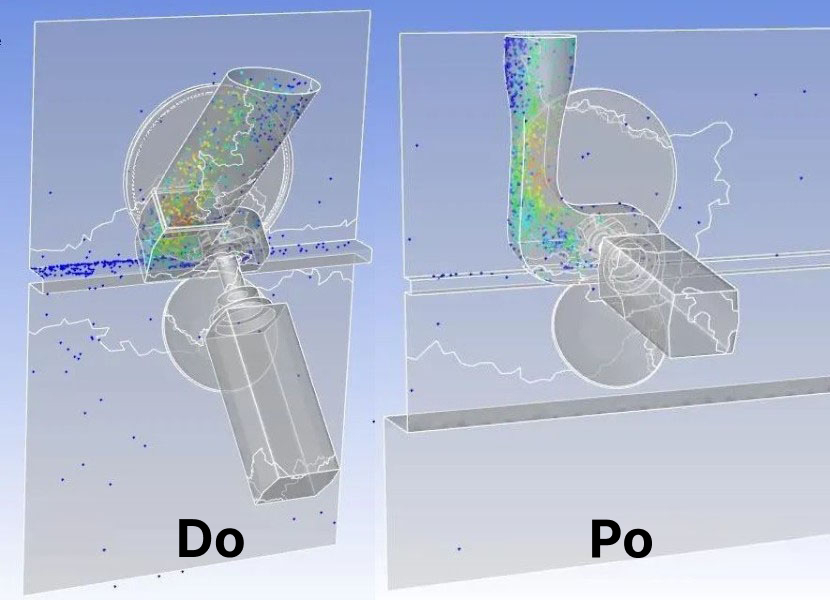 Vylepšení systému odstraňování třísek na olepovačkách hran KDT