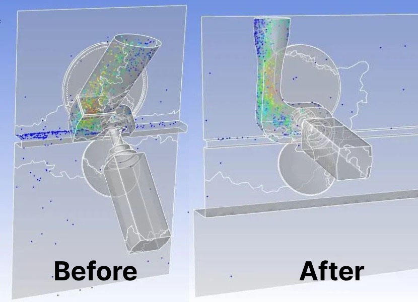 Upgrading the chip removal system on KDT edgebanders