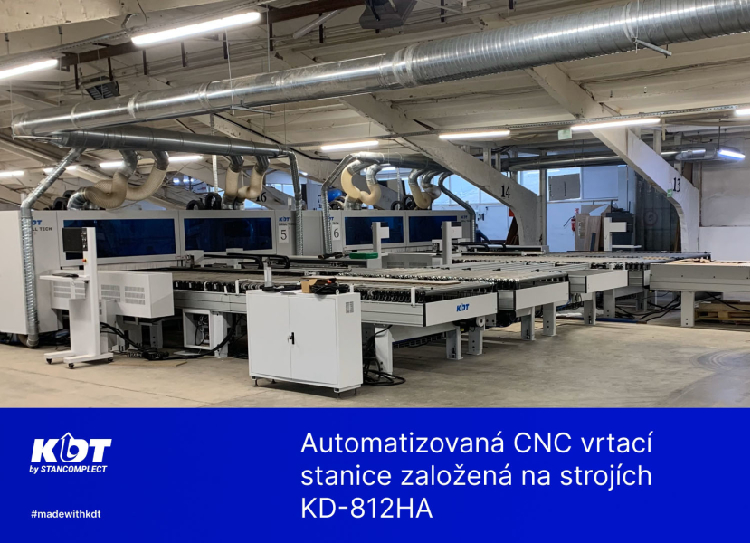 Projekt: Automatizovaná CNC vrtací stanice založená na strojích KD-812HA