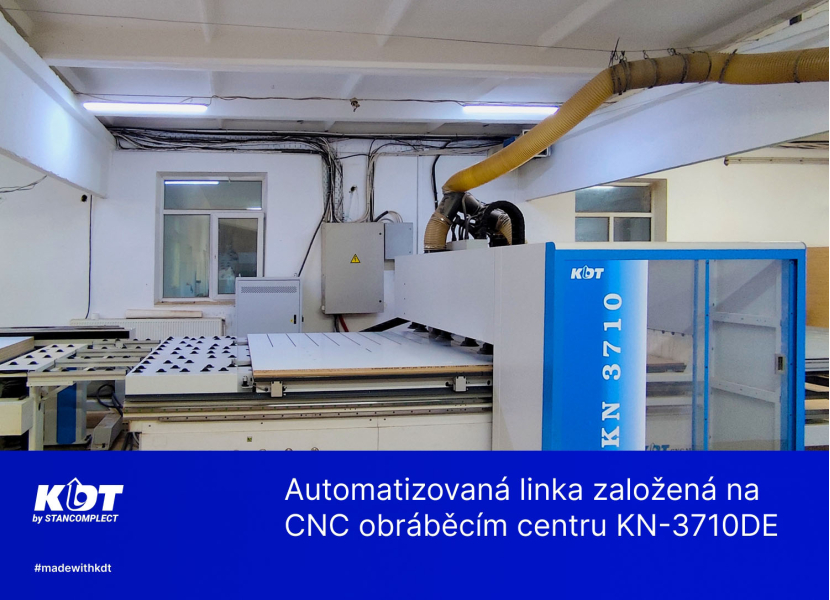 Projekt: Automatizovaná linka založená na CNC obráběcím centru KN-3710DE (starý design)