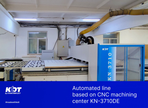 Automated line based on CNC machining center KN-3710DE