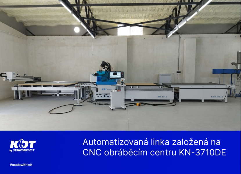 Projekt: Automatizovaná linka založená na CNC obráběcím centru KN-3710DE