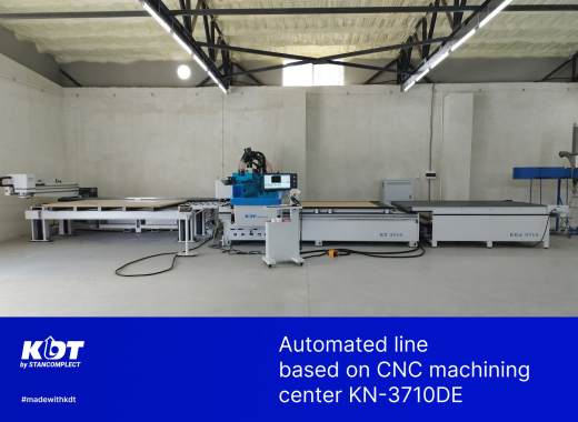 Automated line based on CNC machining center KN-3710DE