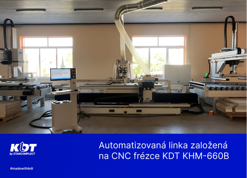 Projekt: Automatizovaná linka založená na CNC frézce KDT KHM-660B