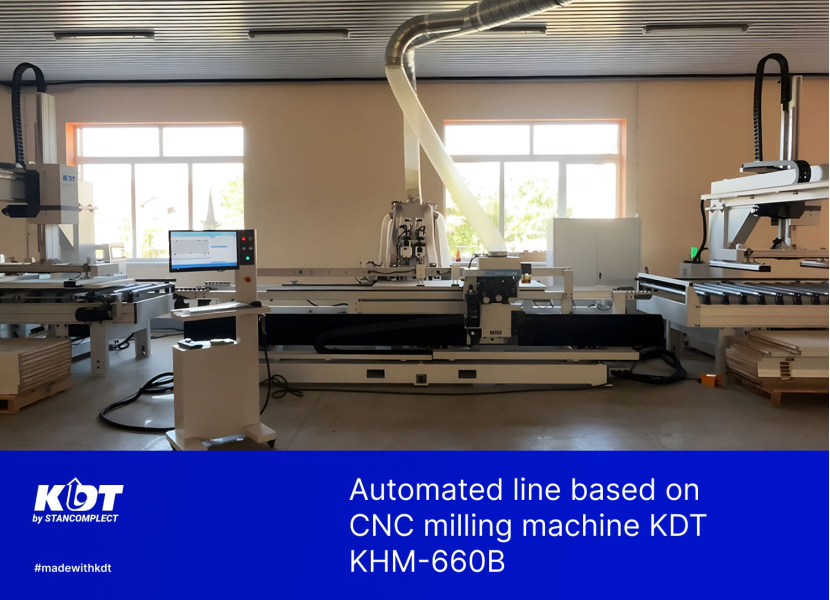 Project: Automated line based on CNC milling machine KDT KHM-660B
