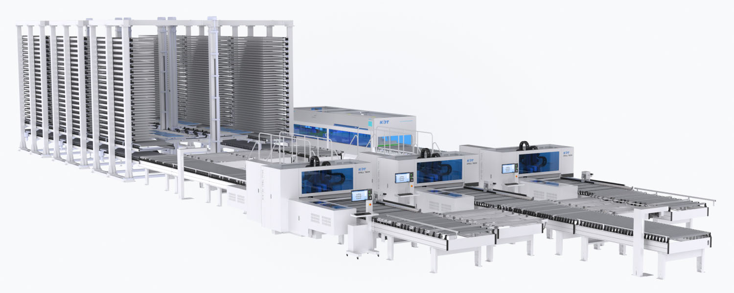 Ssmart buffer for workpieces accumulation and sorting KHS-6310S