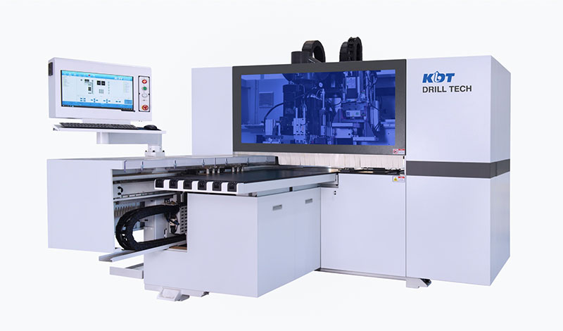 CNC drilling center KD-610HZ with two drilling groups