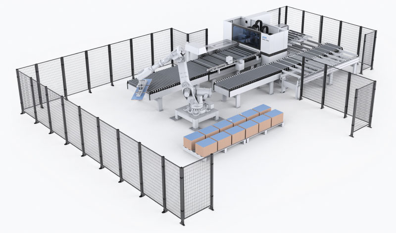 CNC drilling center KD-612KHSZA for work as part of automatic lines