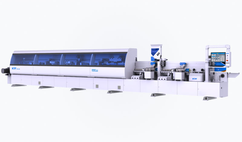 High Speed Edge Banding Machine KDT KE-526GHT with grooving unit and servo adjustment
