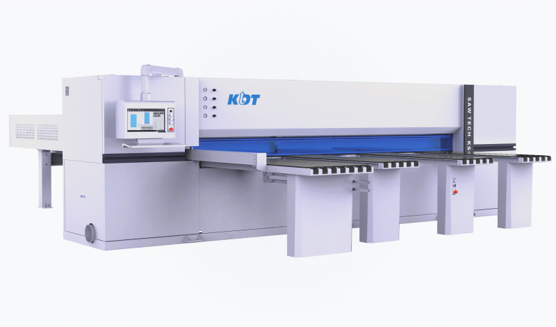 CNC panel saw/beam saw KS-543HM with double pusher and grooving function