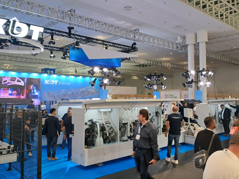 KDT Machinery stand at the LIGNA 2025 international woodworking equipment exhibition