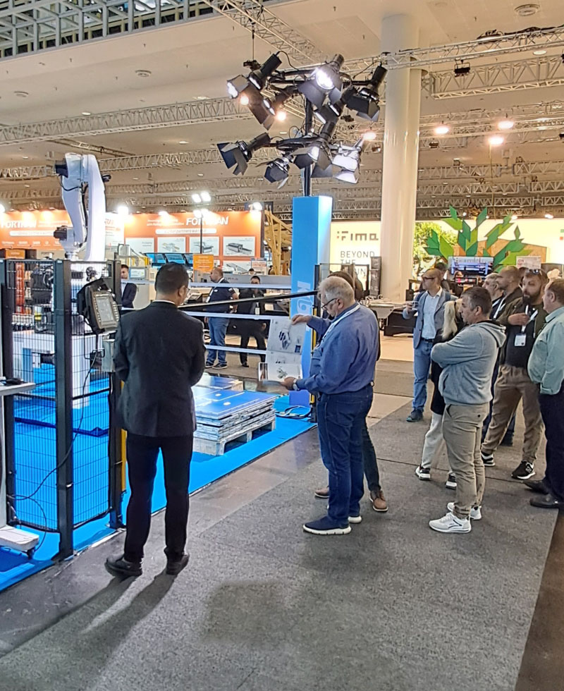 KDT Machinery stand at the LIGNA 2025 international woodworking equipment exhibition