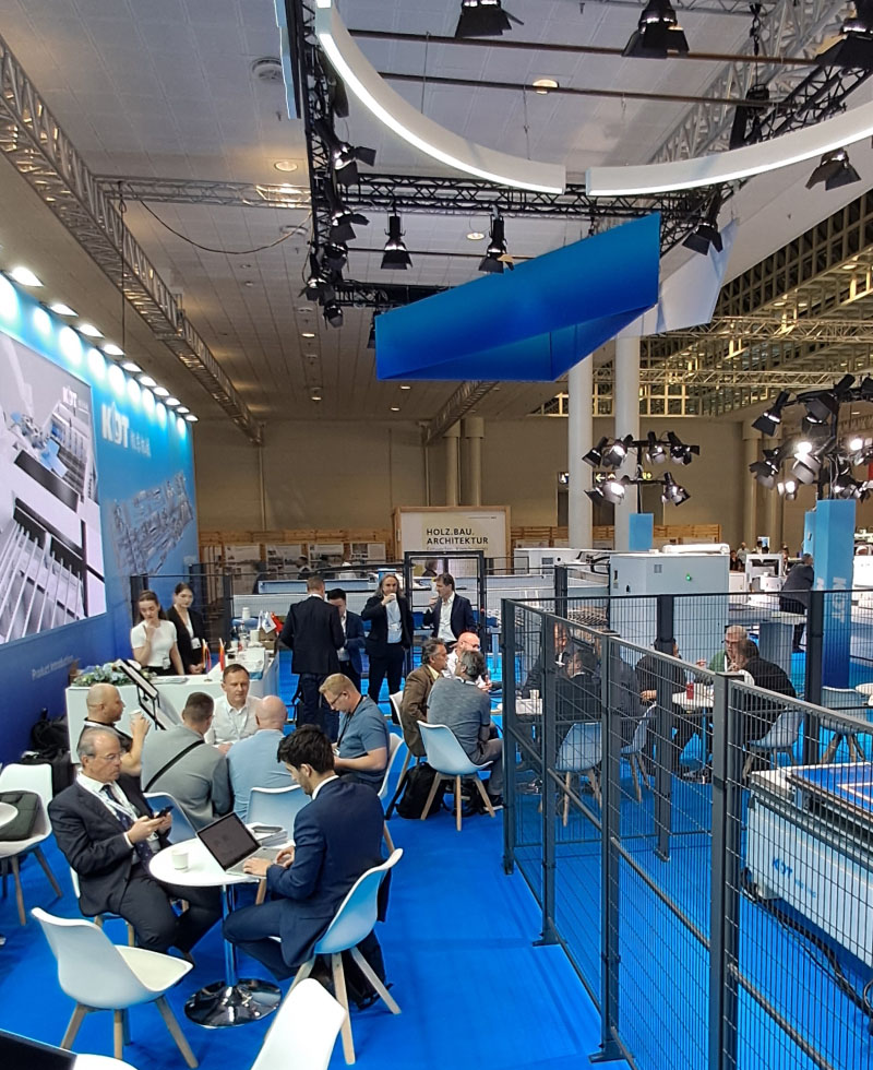 KDT Machinery stand at the LIGNA 2025 international woodworking equipment exhibition