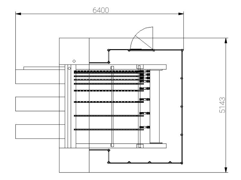 Drawing: KS-828C CNC Cutting Center