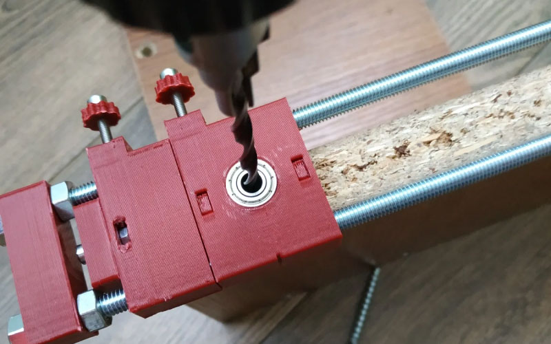 Template for drilling