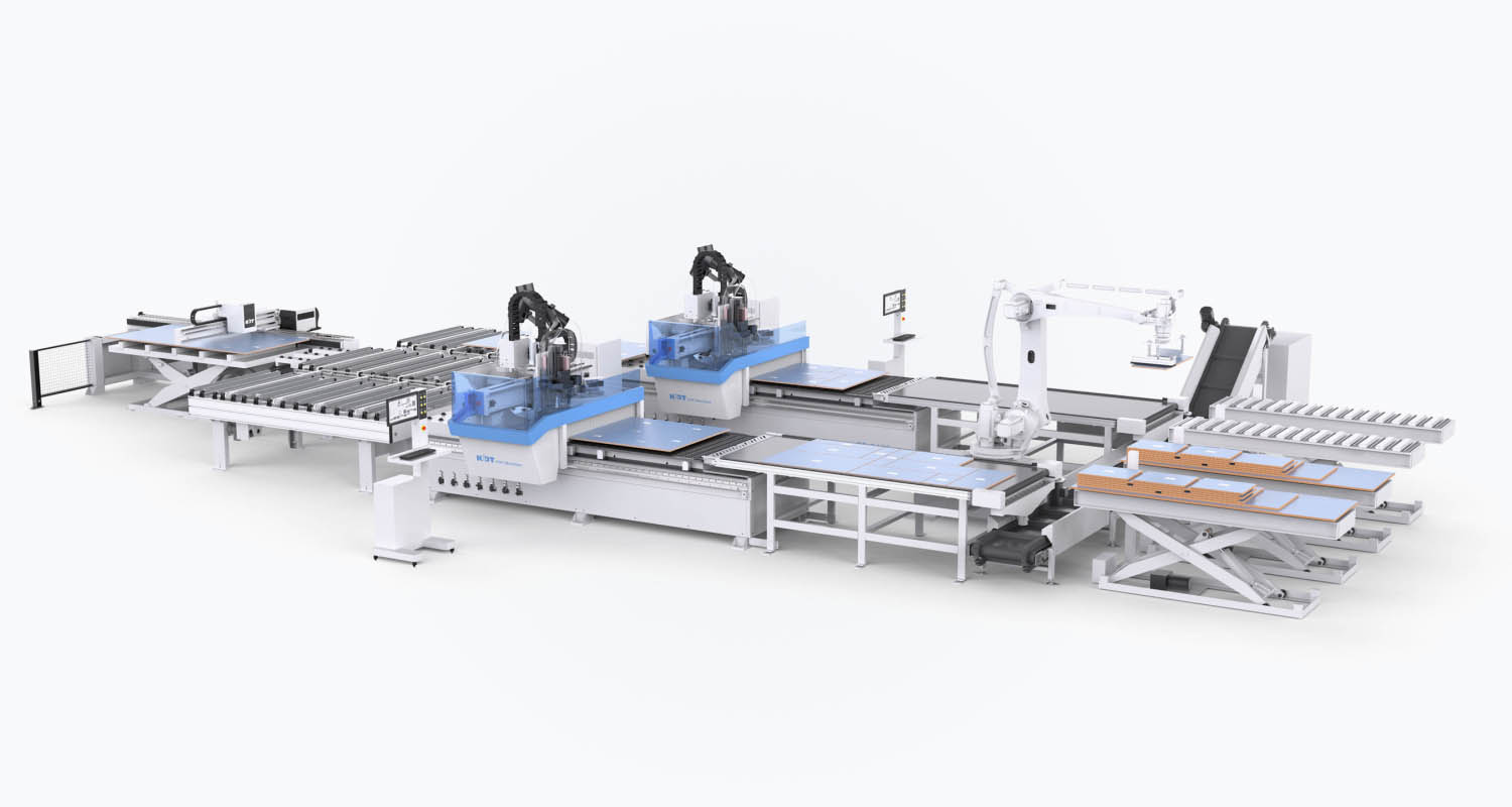 Automatic line of two machines KN-3710