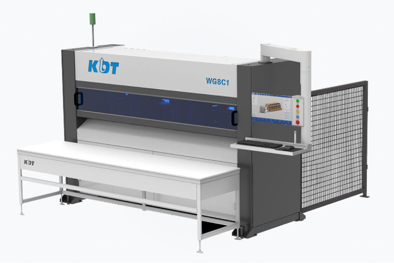 Cardboard Box Making Machine KDT WG8C1-2400S for corrugated cardboard sheets