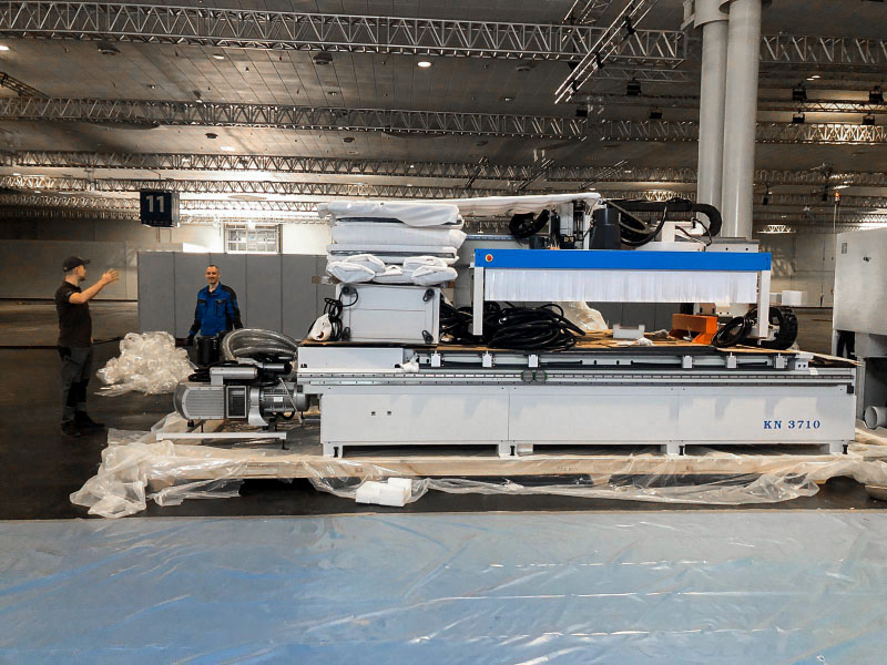 Stancomplect service team at the LIGNA 2025 exhibition