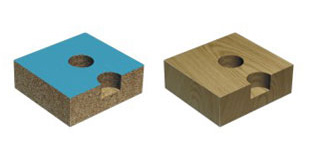 Blind hole drill bits processing scheme